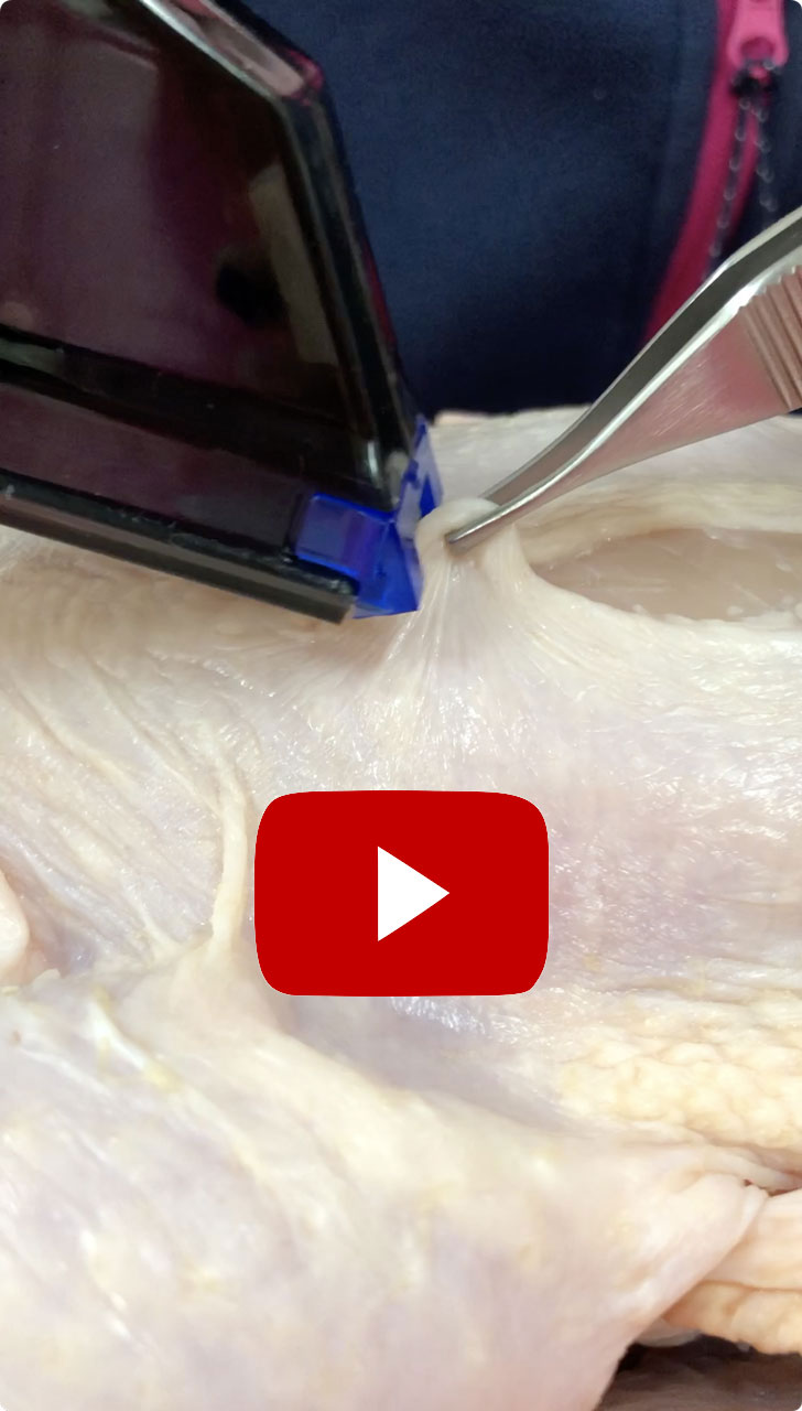 A demonstration of the re-suable Skin Stapler